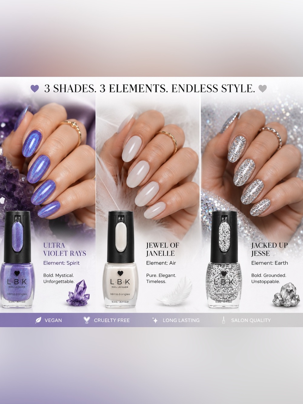L•B•K Nail Lacquer Bundle - Nail Polish